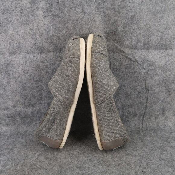 Toms Shoes Womens 7 Flats Slip On Loafer Casual Grey Alpargatas Comfort Classic - Picture 9 of 12